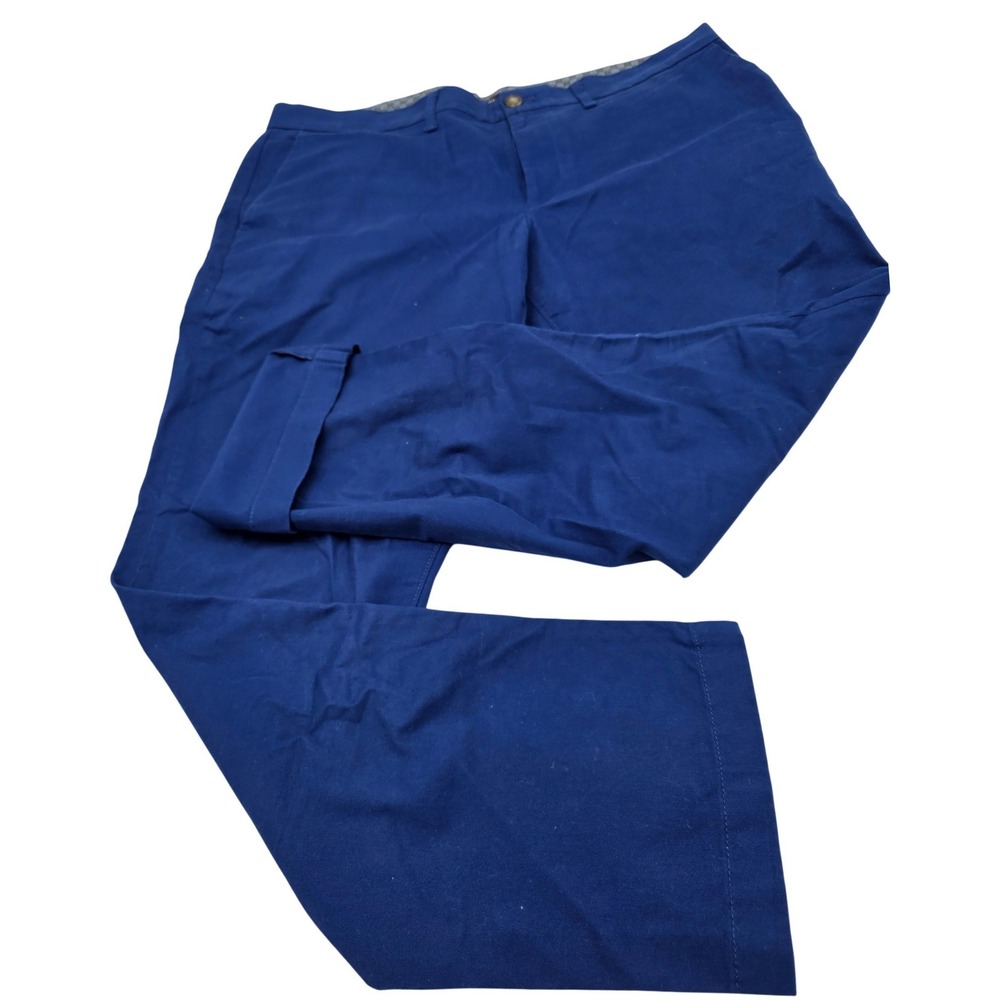 Preppy Michael Kors Chino Pants‎ Mens Blue Slim Fit Stretch Trousers Collegiate